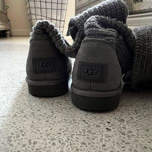 Ugg Grey Knit Boots